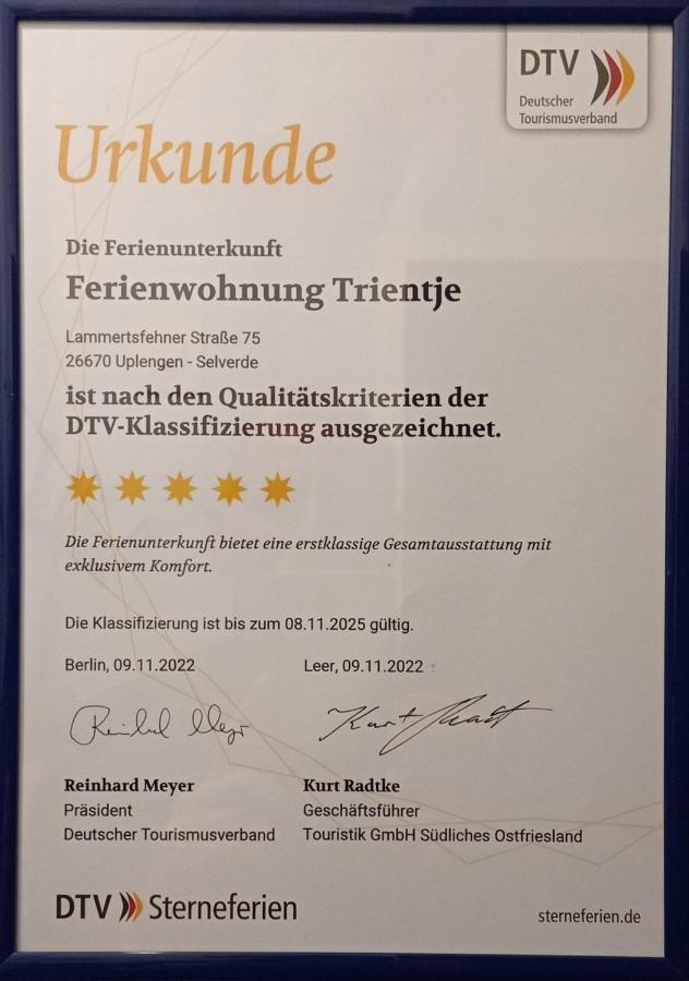 Uplengen Fewo Trientje מראה חיצוני תמונה